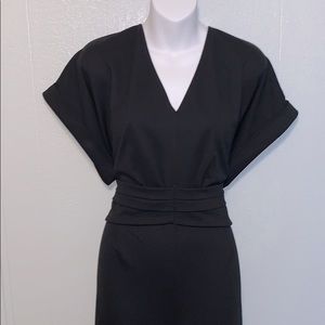 💋 Express Seamed Waist V-Neck Jumpsuit